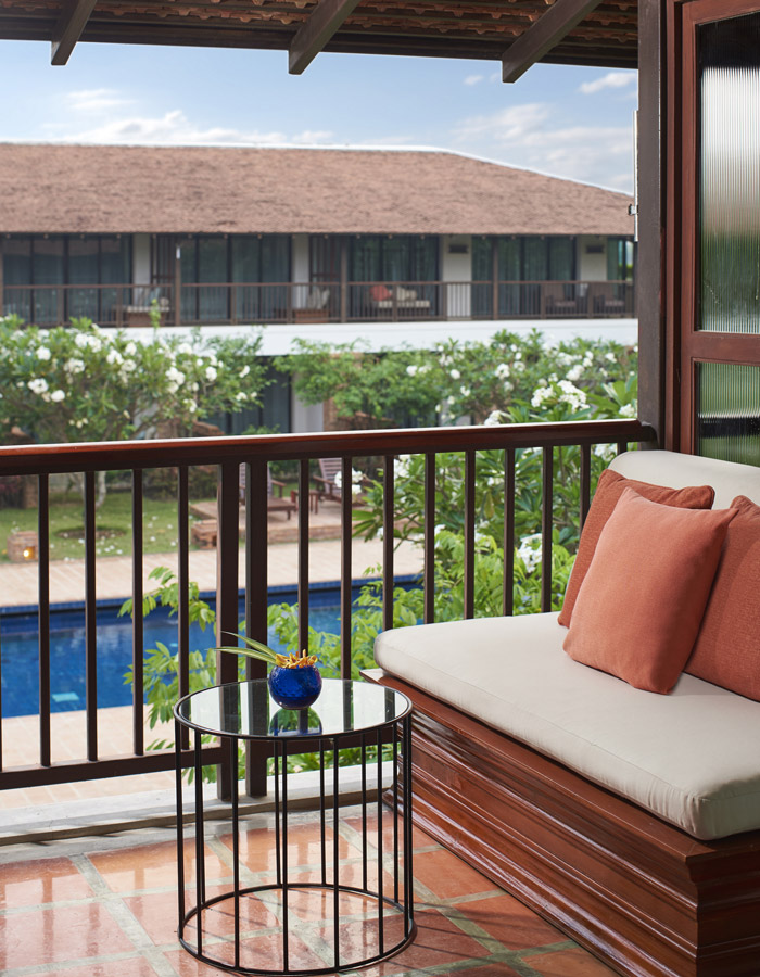 Private balcony in Superior - Sukhothai Heritage Resort