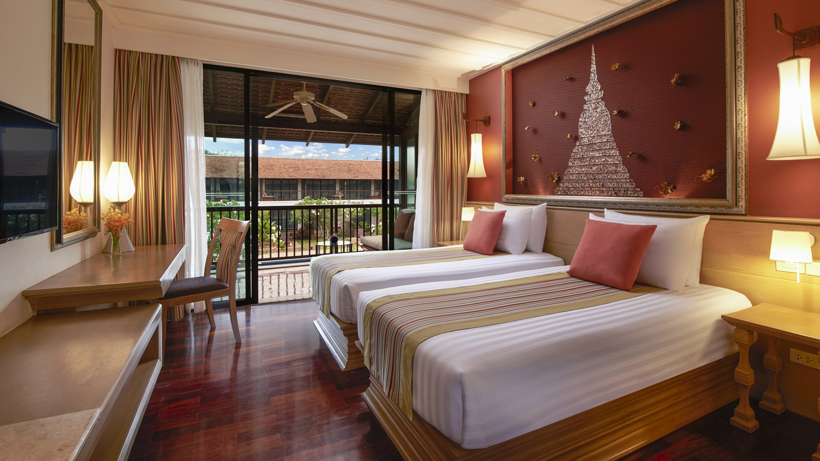 Twin beds in Superior - Sukhothai Heritage Resort