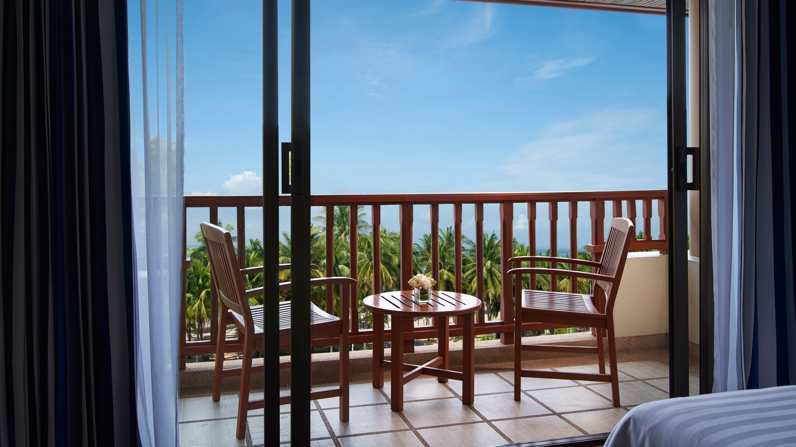 Private balcony in Deluxe - The Tide Resort