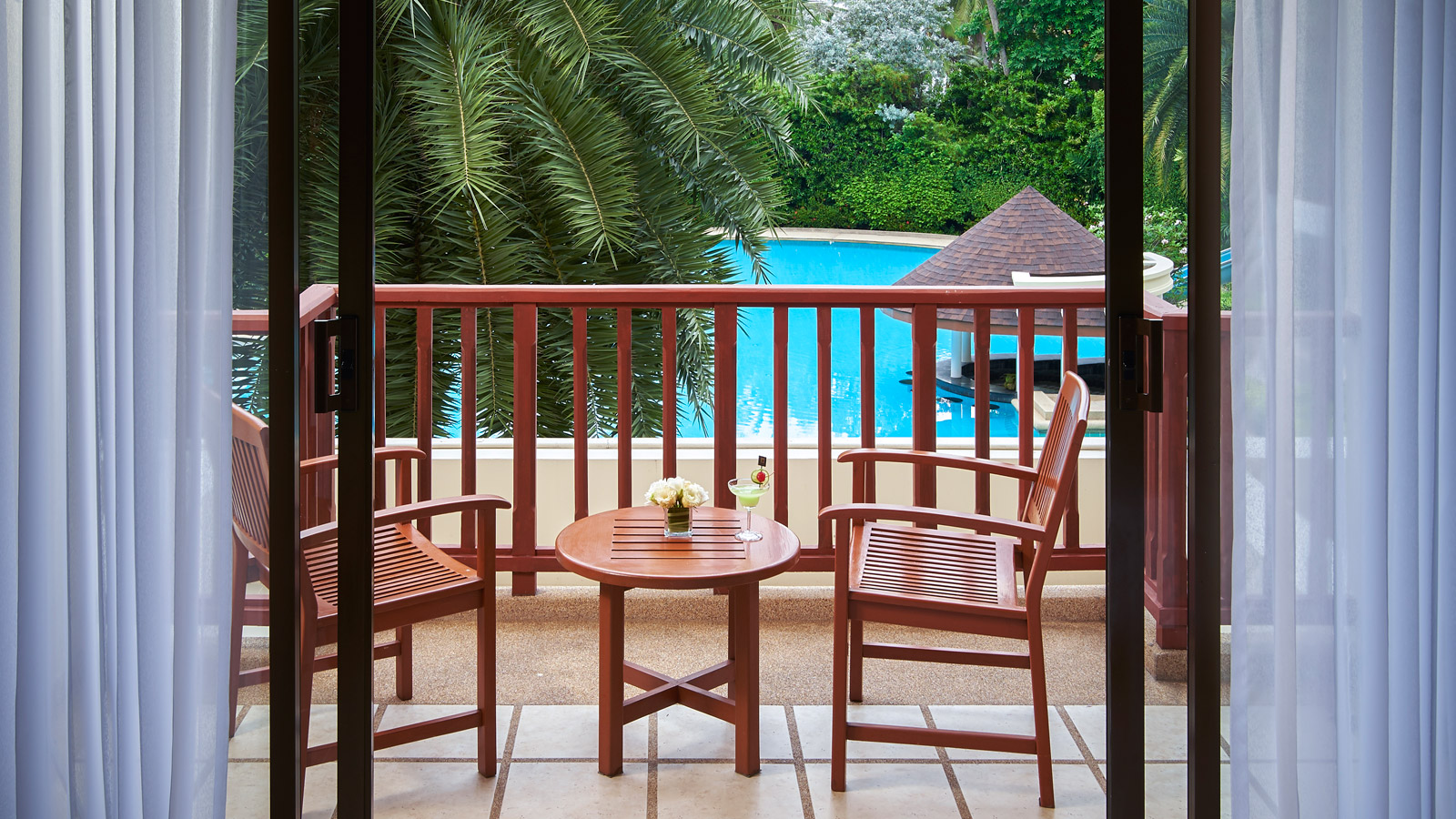 Private balcony in Deluxe - The Tide Resort